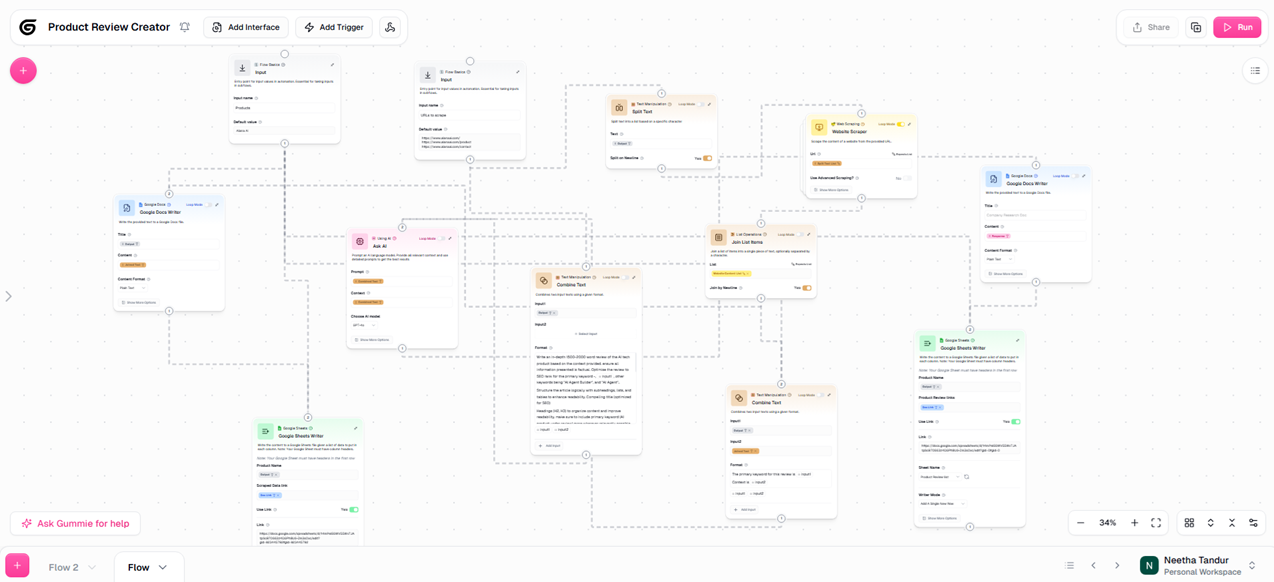 Product Review Creator